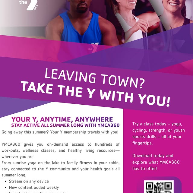 Your Y membership goes beyond the building 💪✨

With YMCA360, you get access to live an…