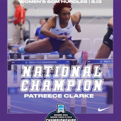 🏆 National Champion Alert! 🔥

Patreece Clarke has made NMHU history, claiming the nat…