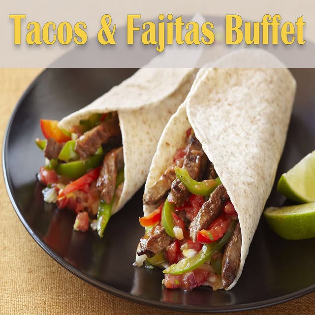 Today Club Altus will have a Tacos & Fajita Buffet from 1100 - 1300!