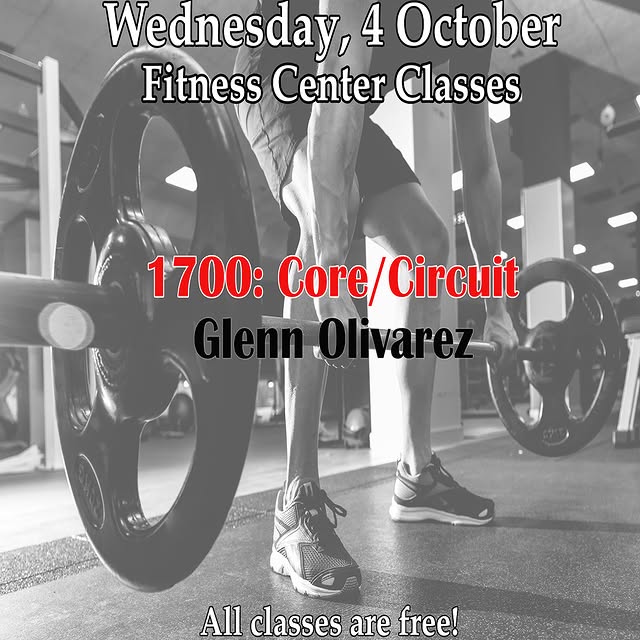 Tomorrow's Fitness Center Class Schedule