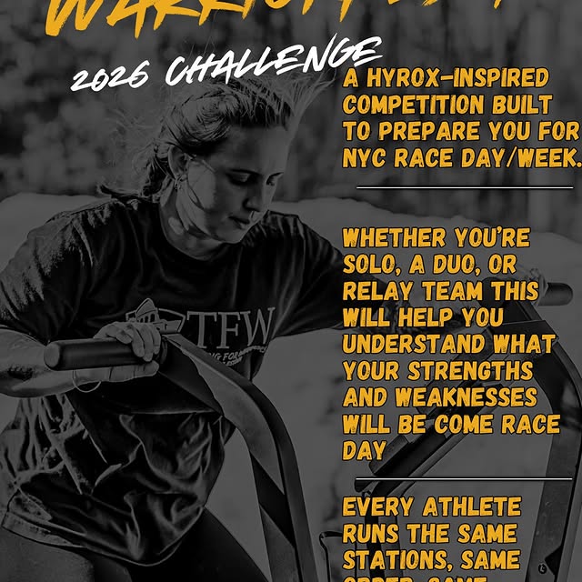 Introducing our spring challenge! 

A one day event to get yourself ready for the NYC r…