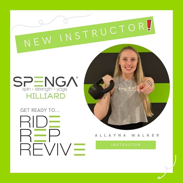Happy Tuesday Crew! Welcome Instructor Allayna to the SPENGA Hilliard Crew!💚✨ @spenga_…