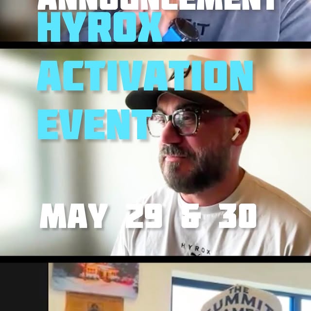 BIG ANNOUNCEMENT!
Rxfit will be teaming up with Summit Games to bring a Hyrox Activatio…