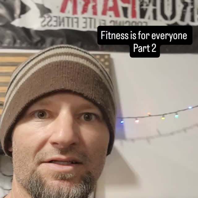 Fitness is for everyone part 2. The people here are the coolest thing.
.
#crossfit #com…