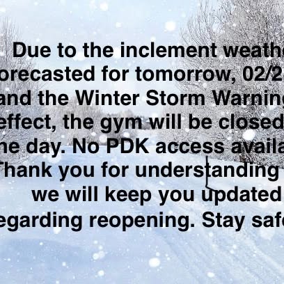 Rest up, stay warm and stay safe! We’ll see you soon! ☃️