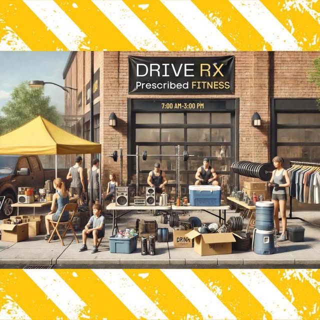 🚨 Big Announcement! 🚨

Join us at Drive Rx Fitness for our Yard Sale on Saturday, Jul…