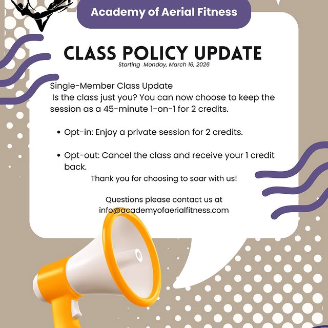 For more information message us or email info@academyofaerialfitness.com
#academyofaeri…