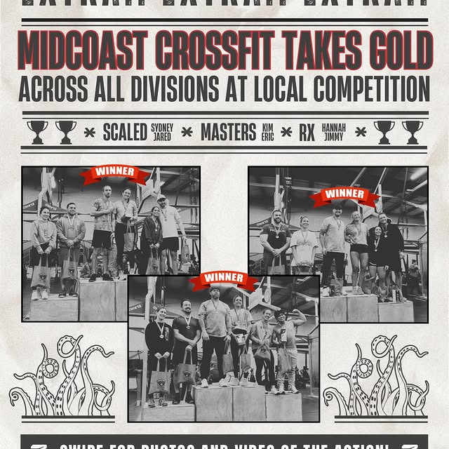 Congrats to Midcoast and the athletes that represented at the @blindfaithcrossfit Cupid…