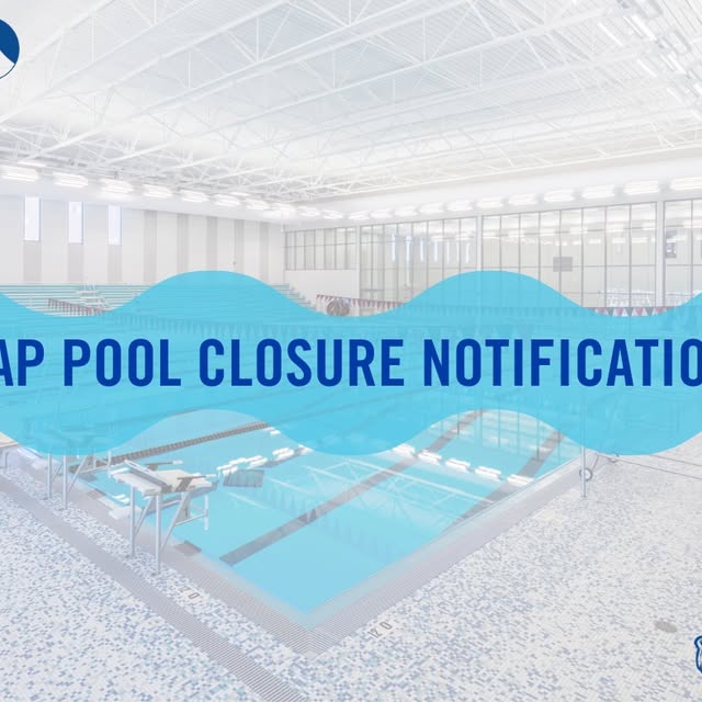 We’re giving our lap pool some TLC! 🧰💧

The Lap Pool 🏊‍♂️ will close Friday, March 2…