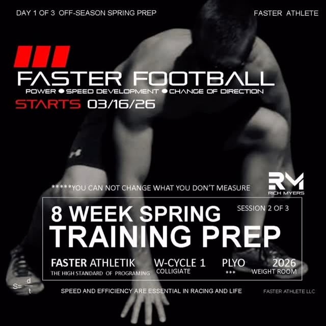 Faster Athlete 8-Week Spring Football Prep Starts This Week!

With Baldwin County Schoo…