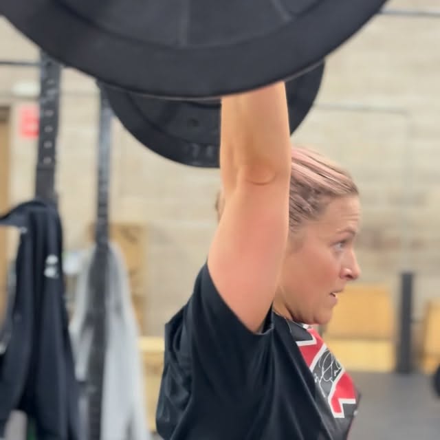 Kill the vibe? LOL… no. 

#crossfit #canandaigua #canandaiguacrossfit #pushpress #partn…