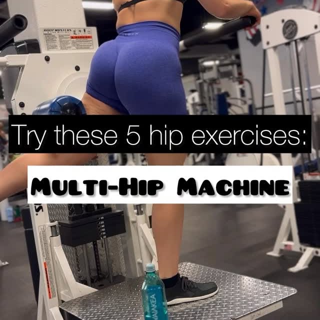 Try these 5 glute/hip movements on the Multi-Hip Machine!

Personally I really like thi…
