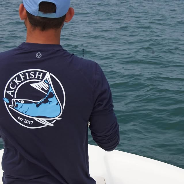 ACKFish pop-up at @ackhealthclub. The new performance tech, long sleeve Ts are killer.
