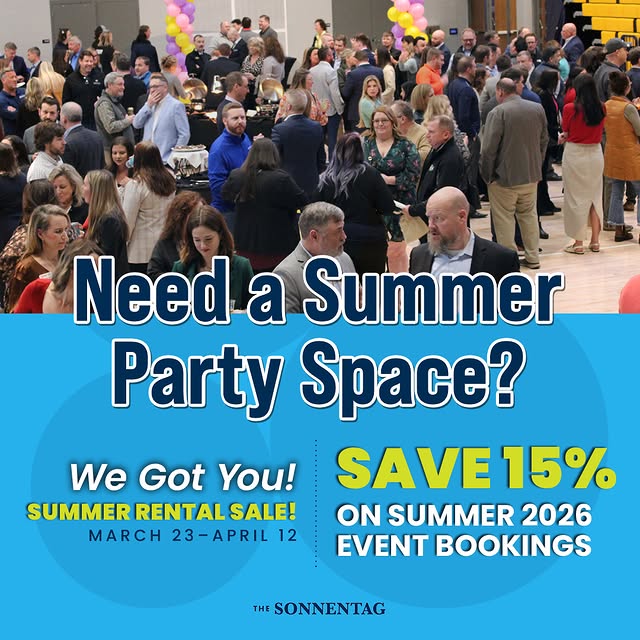 🥳 Planning a graduation party, reunion, or summer get-together? 

Start with a space t…