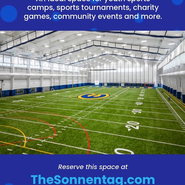 The Fieldhouse at The Sonnentag is an 84,000sf multipurpose indoor facility with a 120y…