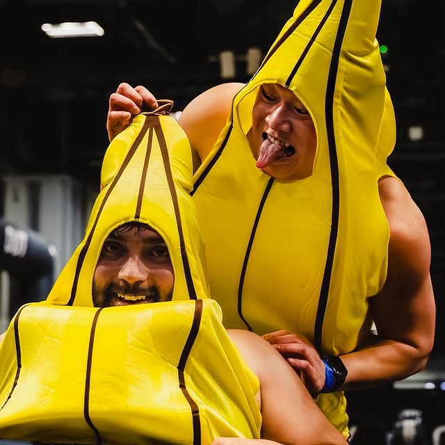Turns out racing in banana suits is pretty a-peel-ing 🍌

HYROX DC is back for round 2 …
