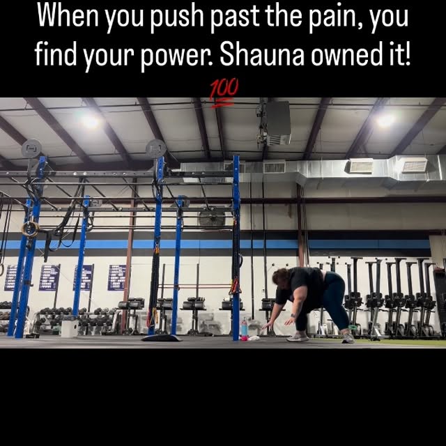 I am so proud of Shauna I challenged her to double her burpees on her last round. She a…