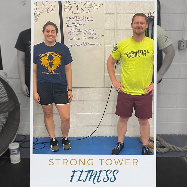 Shout out to Tia and Lucas for their PR on Power Snatch today! Tia lifted 100# and Luca…