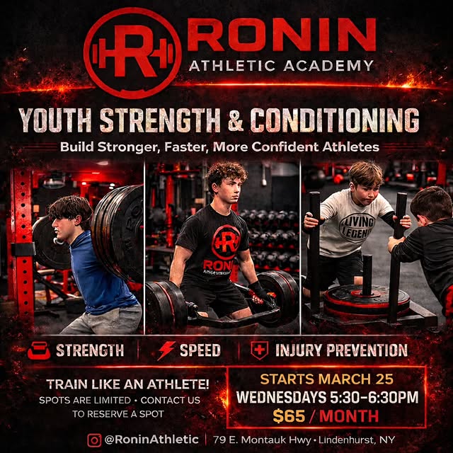 🚨 NEW PROGRAM AT RONIN 🚨
We’re excited to launch our Youth Strength & Conditioning Pr…