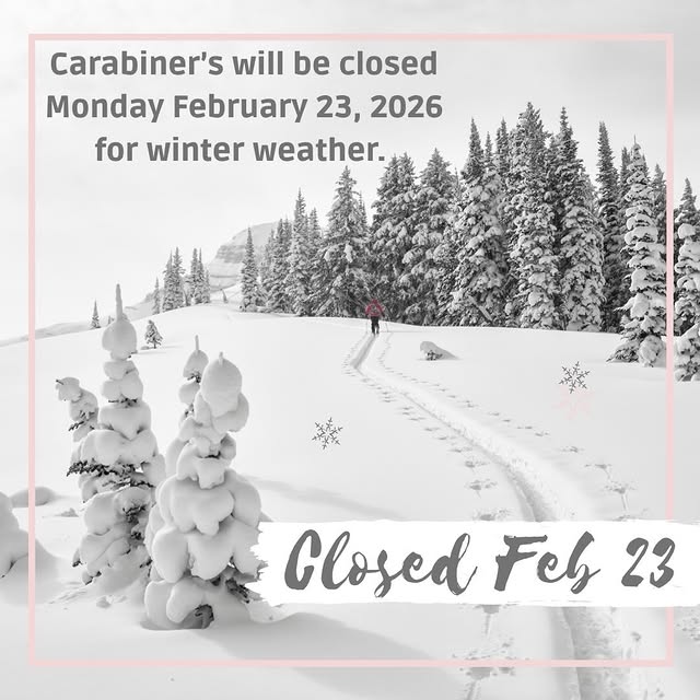 We will be closed tomorrow. Stay warm!