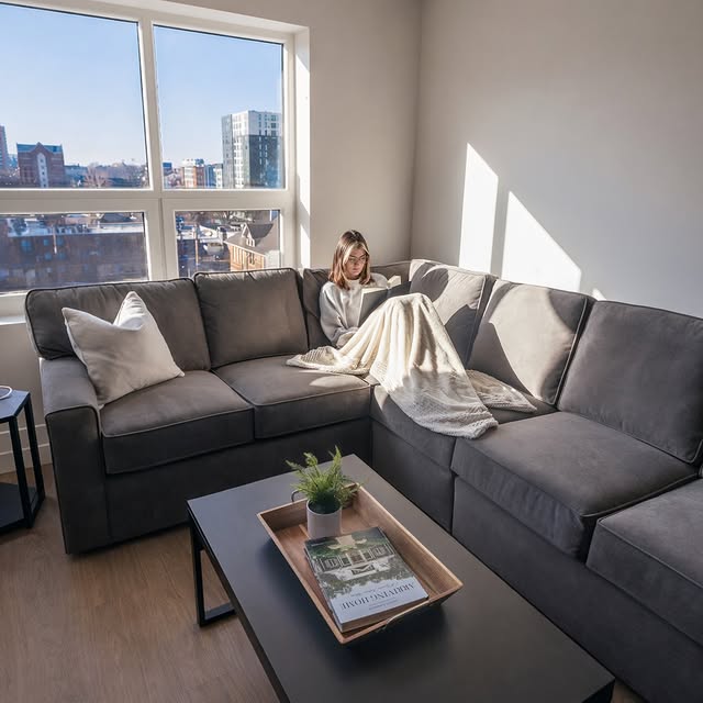 When you finally upgrade your living situation 😌 🛋️⁠
⁠
505 S. Fifth – The Station is …