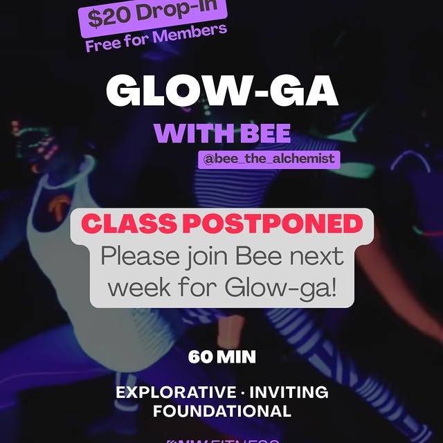 Due to unforeseen circumstances, we have to postpone Glow-ga to next Friday, Mar 20th

…