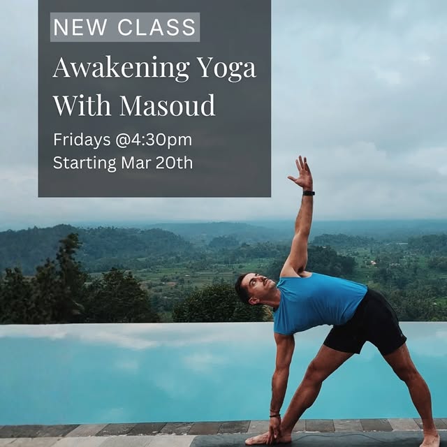 NEW INSTRUCTOR ALERT! 🧘‍♂️✨

Say hello to Masoud, your newest yoga instructor and a fa…