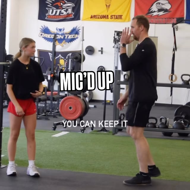 Mic’d up with @coach.shelton dialing 🎯 in on the importance of slowing down our younge…