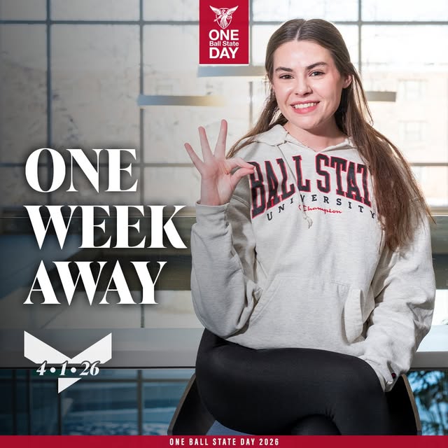 🎉One Ball State Day is just ONE WEEK AWAY! 🎉

Get ready to celebrate with us on April…