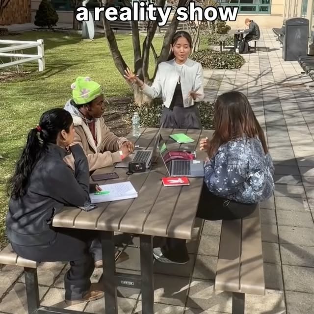 plot twists, drama, chaos… this #GroupProject is literally #RealityTV live on campus 📺…