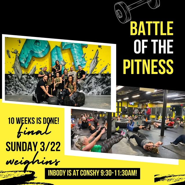 📊 PITNESS 10wk challenge is DONE!

Let’s go, challengers, you have until SUNDAY to get…