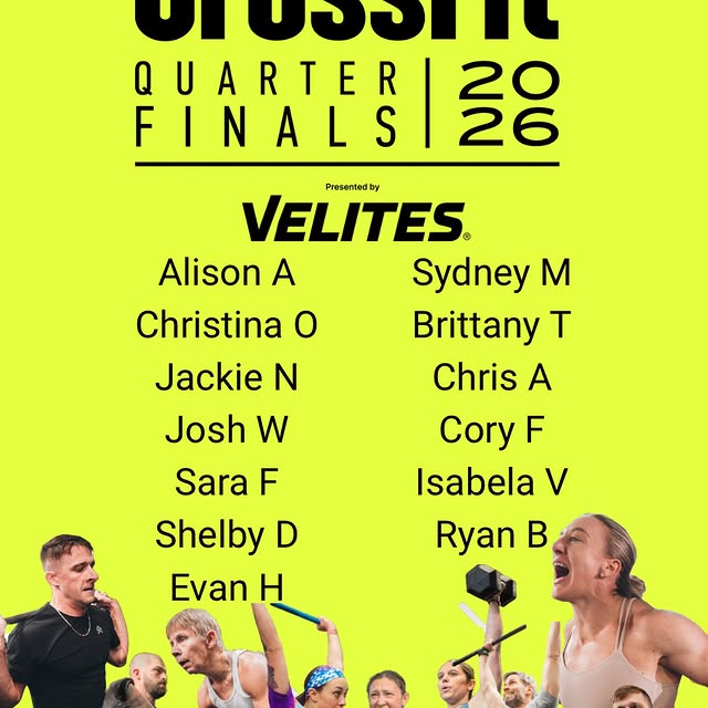 Quarterfinal Bound 🔥

Between Silk City Fit and CrossFit Hartford, 13 athletes are mov…
