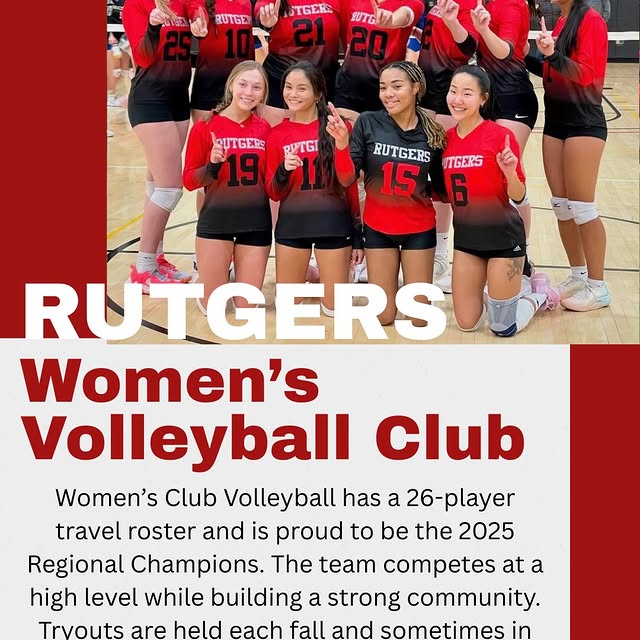 This Thursdays Club Spotlight is:

Women’s Club Volleyball 🏐 

@ruclubvolleyball