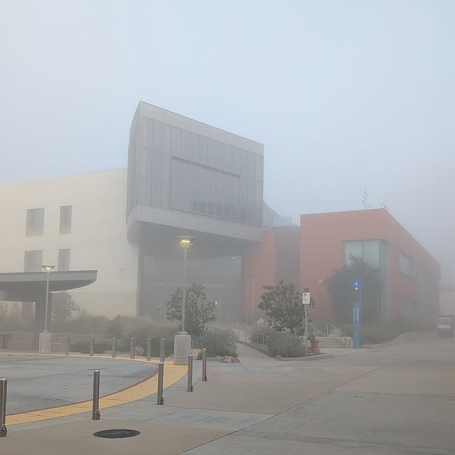 Campus looked a little different this morning. 😶‍🌫️

#pacoima #panoramacity #lamissio…