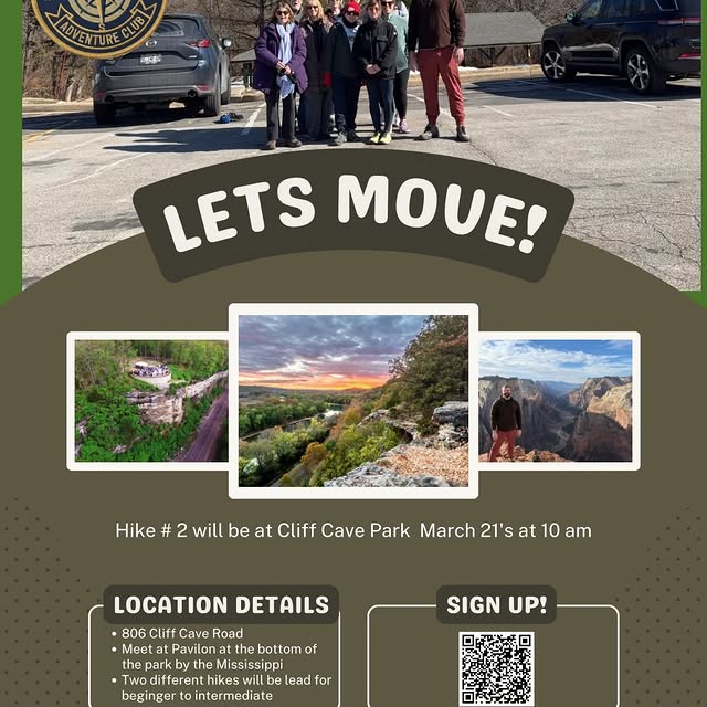 Our next two Adventure Club events are here! 🌲🚶‍♂️🚴‍♂️

March 21st – Free Community …