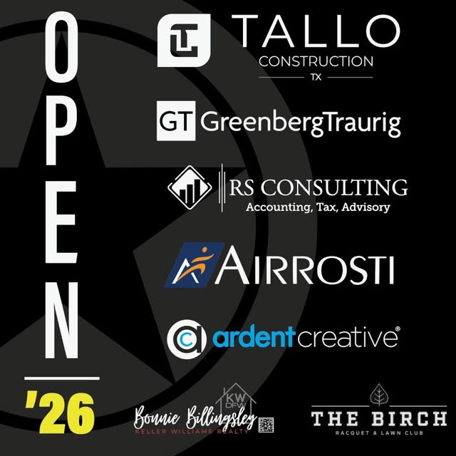 Big THANK YOU to our sponsors for the 2026 Open!