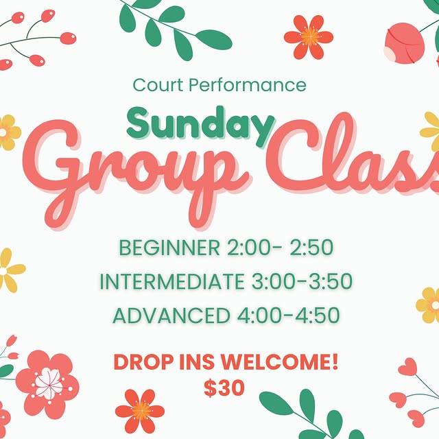 🌸 Spring Sundays at Court Performance 🌸

Our Sunday volleyball group classes are the …