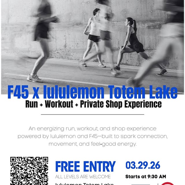We’re so excited for this one! ✨

Join F45 Kingsgate + F45 Bothell as we partner with L…