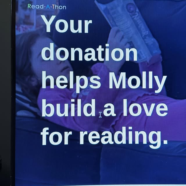 A different post than normal. Today is the last day of the Read a Thon fundraiser for M…