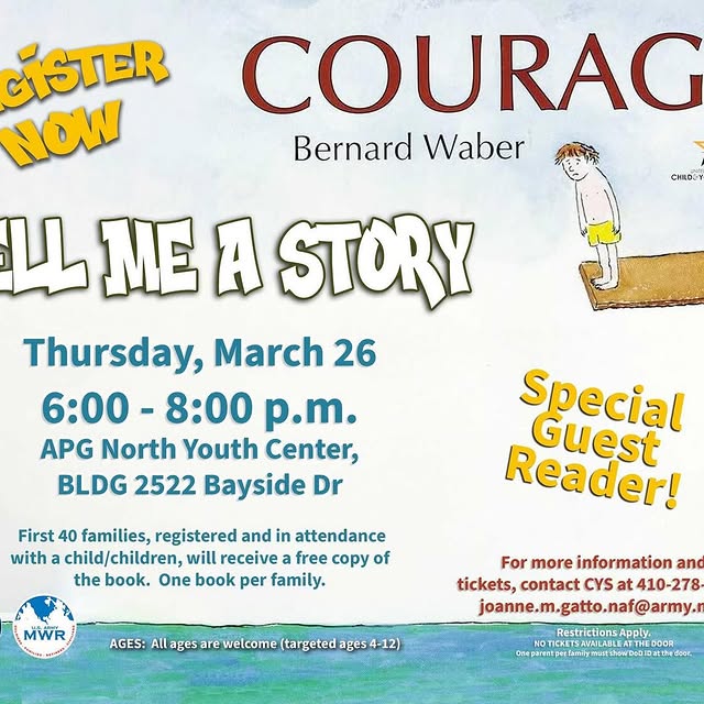 🌟📚 TELL ME A STORY is back! 📚🌟
Join us as we kick off Month of the Military Child w…