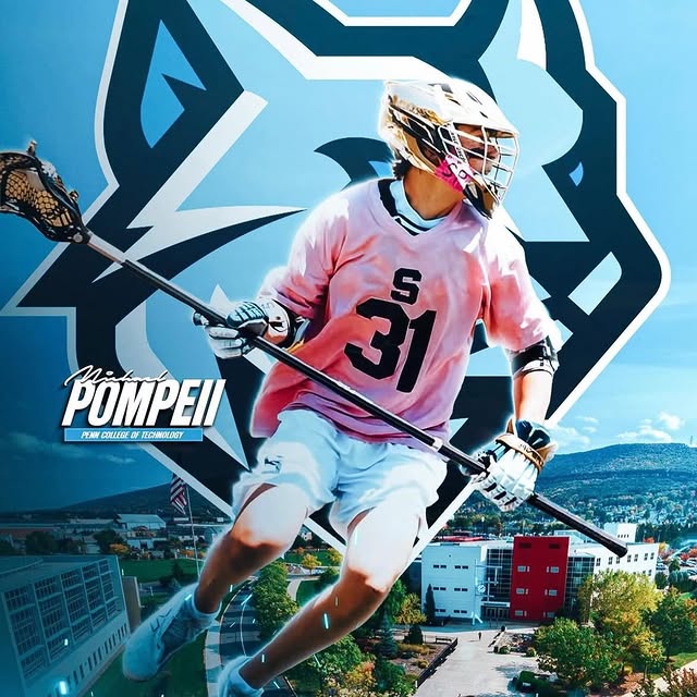 A BIG congratulations to @mikey_pompeii on his commitment to Penn College of Technology…