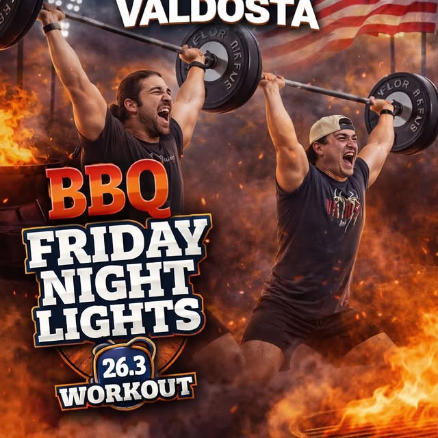 26.3, 5PM be there!  Bring your friends and family for the Friday Night Lights BBQ pot …