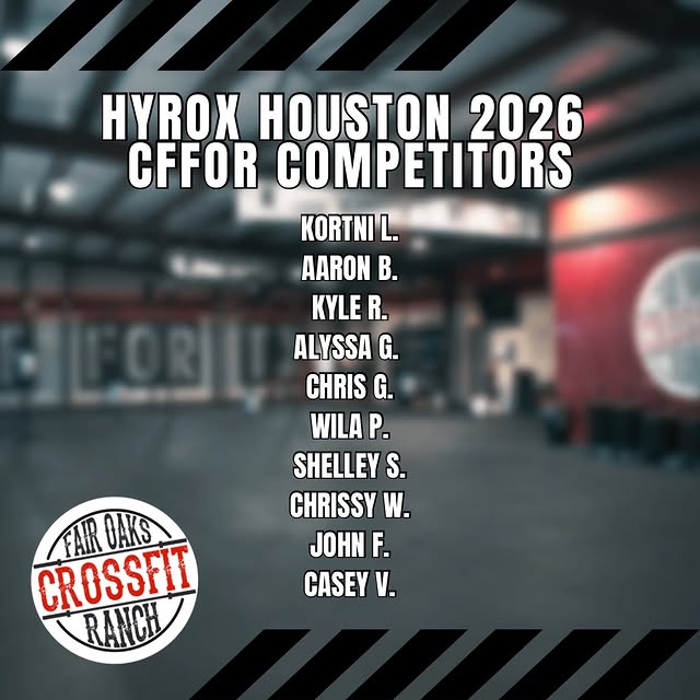 Race day is coming 🔥 We have several CFFOR members stepping up to the start line at HY…