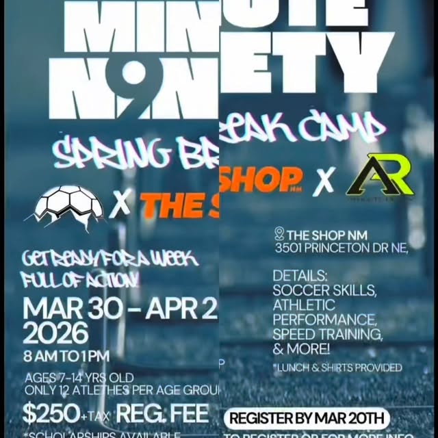 MINUTE NINETY SPRING CAMP 💥