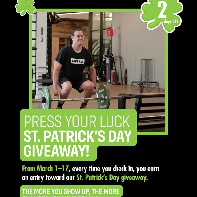 ⏳ Only 2 Days Left to Press Your Luck! 🍀

There’s still time to get in on the St. Patr…