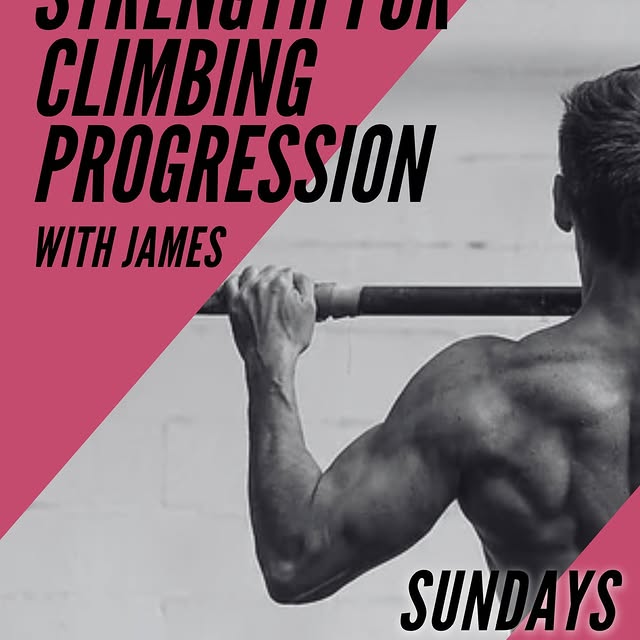 New Class Offering! Strength for Climbing Progression with James :)

Whether you’re new…