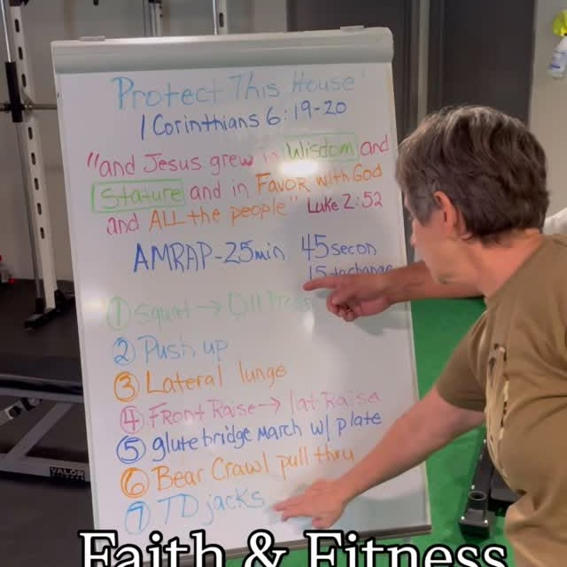 Faith & Fitness 📖🏋🏾‍♀️ 
-
Today’s workout was based on 1 Corinthians 6: 19-20 talked…