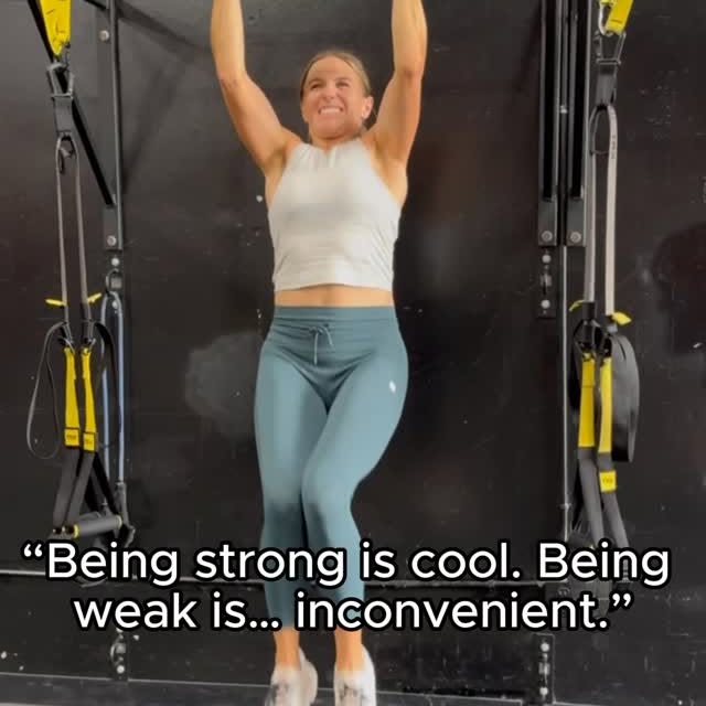 Strength makes everything easier,  from parenting to hiking to just getting off the cou…