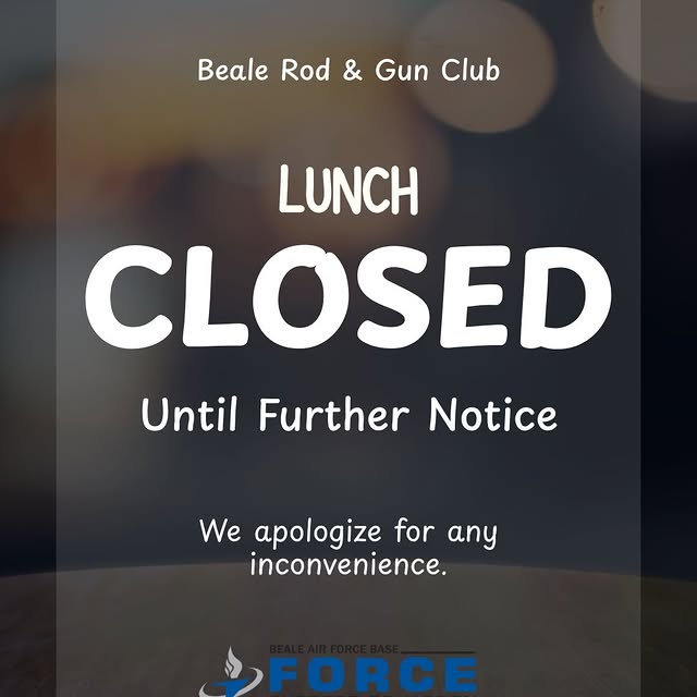 Due to staffing issues, Rod & Gun lunch will be closed until further notice. We apologi…