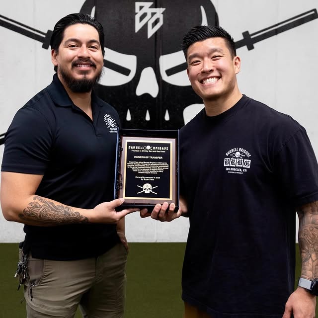 It’s with great honor that I introduce to you the NEW OWNER of @barbellbrigadegym, Brya…